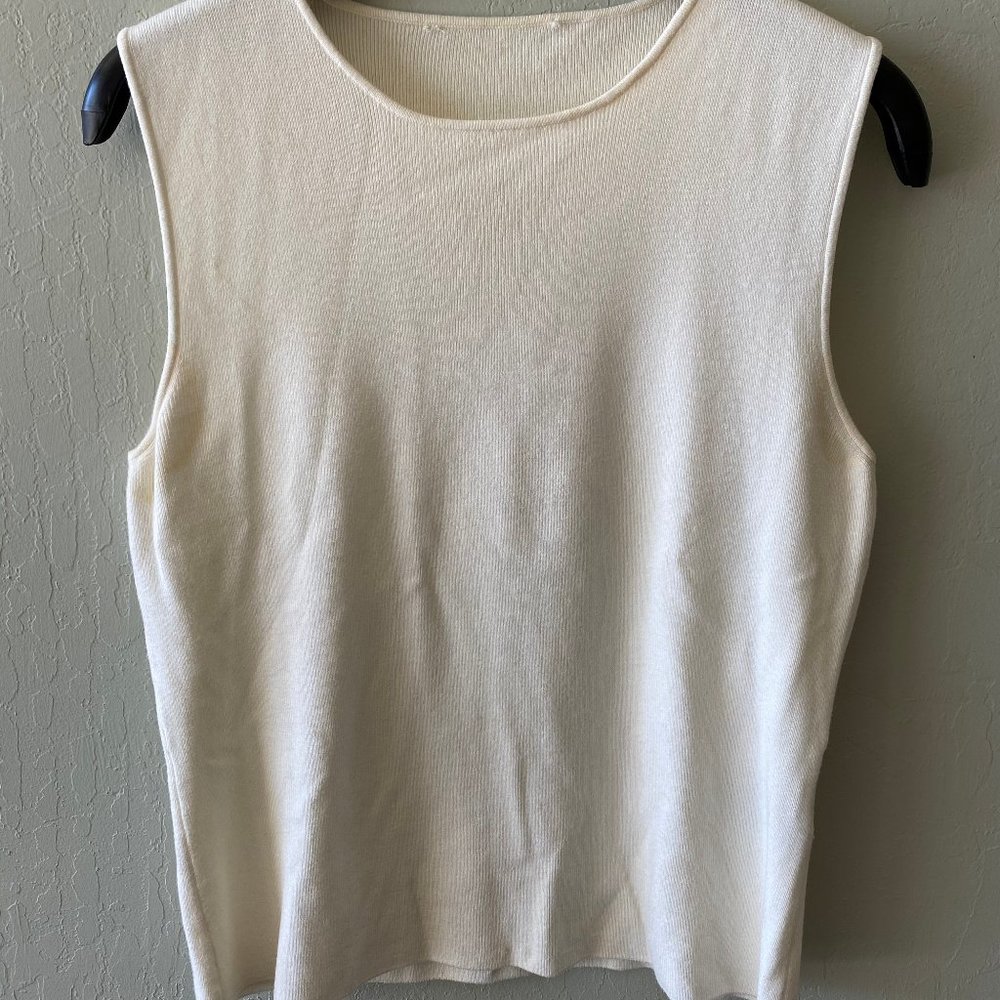 Ribbed Tank - Cream